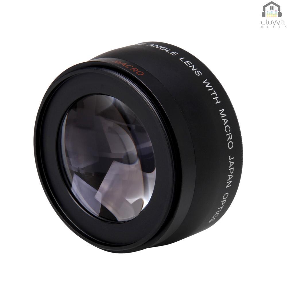 Thấu kính góc rộng HD 52MM 0.45x cho máy ảnh Pentax 52MM DSLR