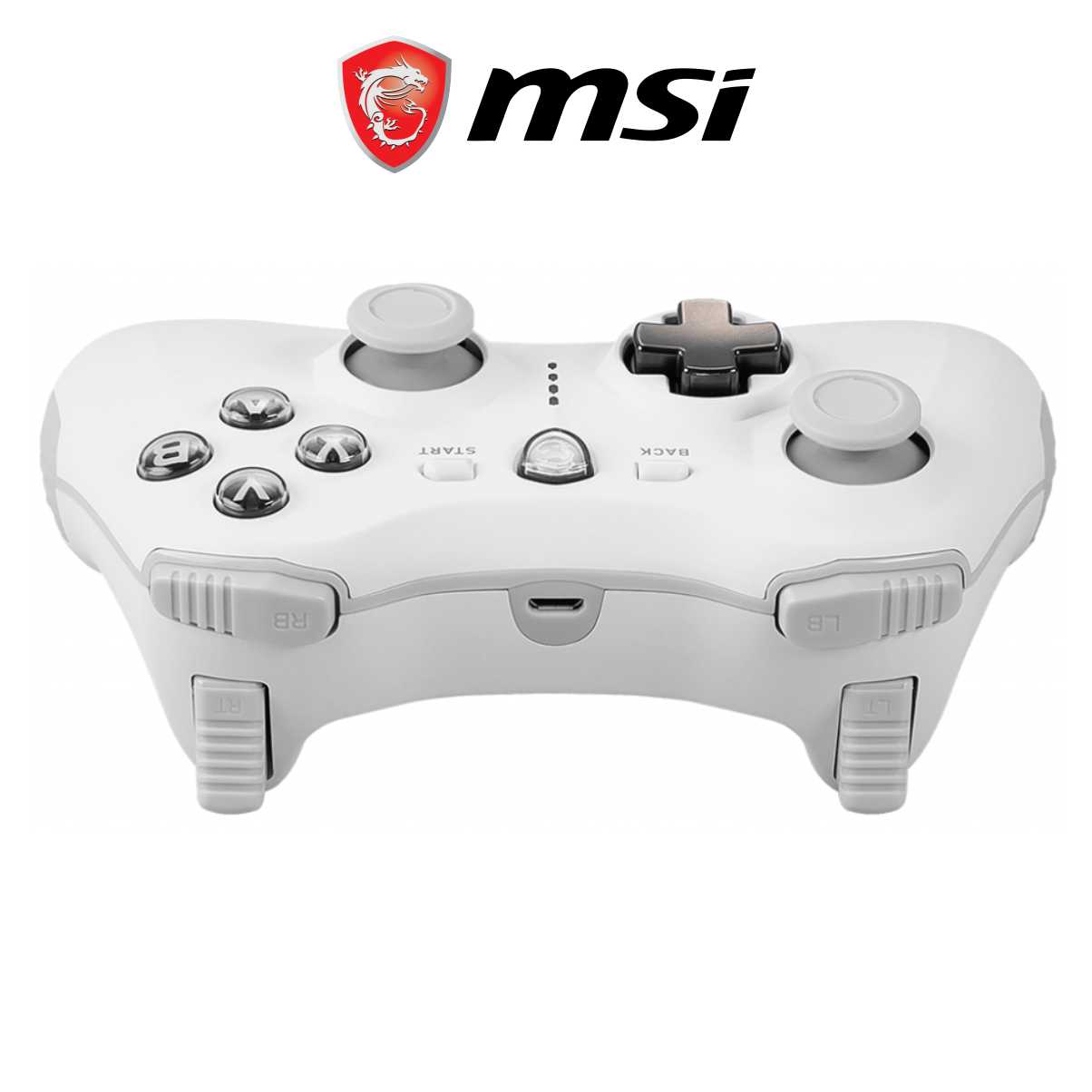 Tay Cầm Chơi Game Không Dây MSI Force GC30 V2 Dây Dài 2M, Tương Thích PS4, PC Laptop Windows, Điện Thoại Máy Tính Bảng Android - Hàng Chính Hãng