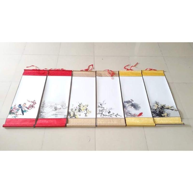 Biểu bo lụa in hình nền 30x80cm