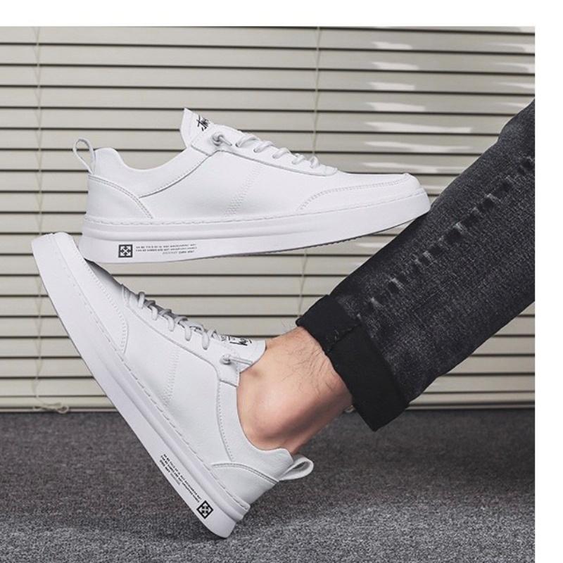 Giày Thể Thao Nam thời trang MWC giày sneaker da mềm phối chỉ nổi bật năng động nam tính NATT - 5325