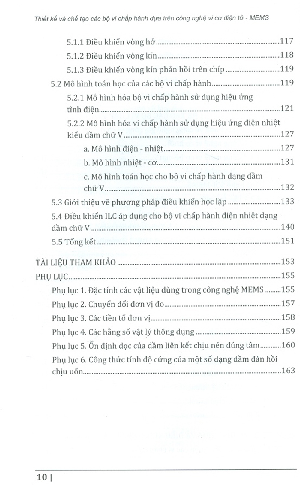 Thiết Kế Và Chế Tạo Các Bộ Vi Chấp Hành Dựa Trên Công Nghệ Vi Cơ Điện Tử MEMS