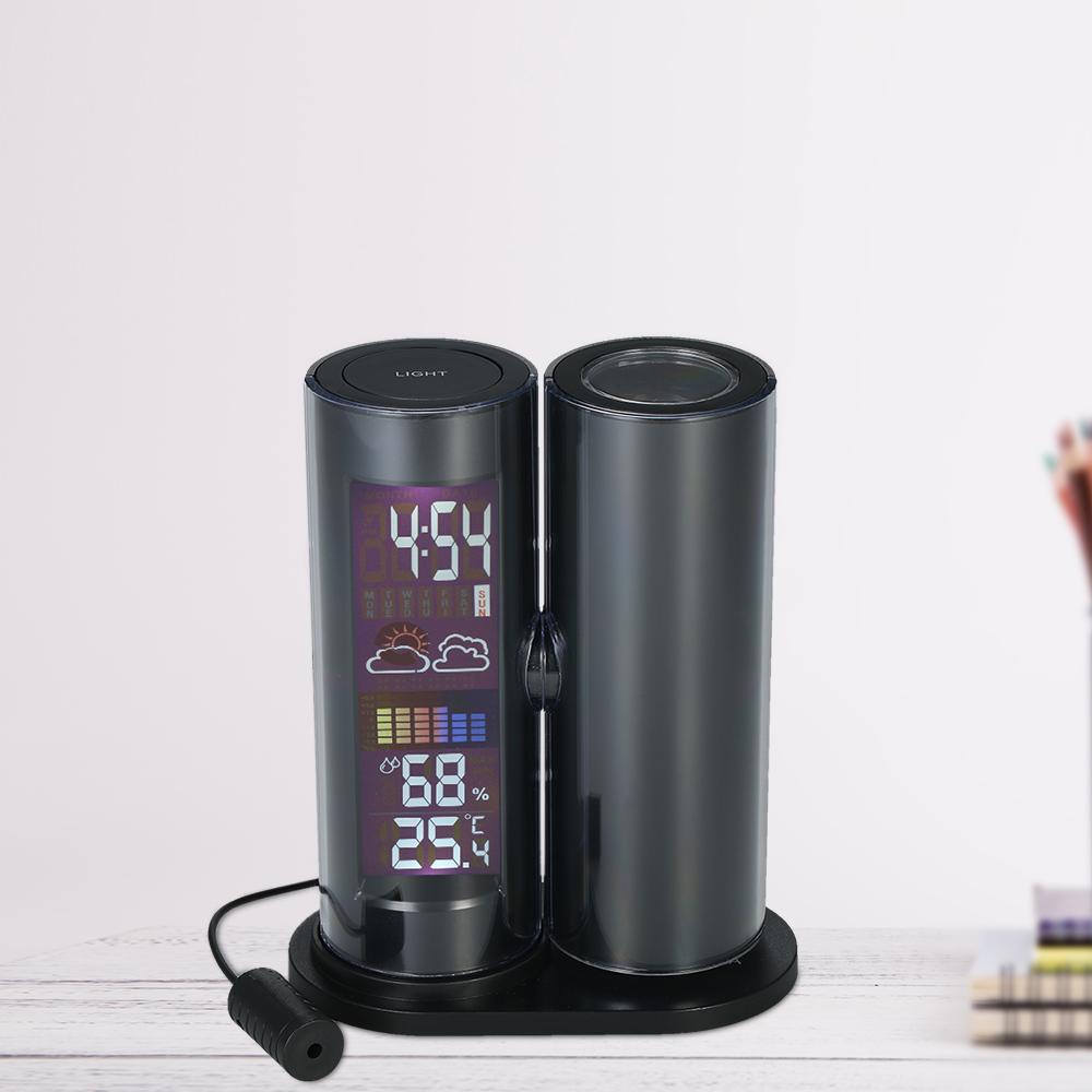 Đồng Hồ Báo Thức Kỹ Thuật Số Đa Chức Năng Nhiệt Kế Độ Ẩm Nhà Cửa Dự Báo Thời Tiết