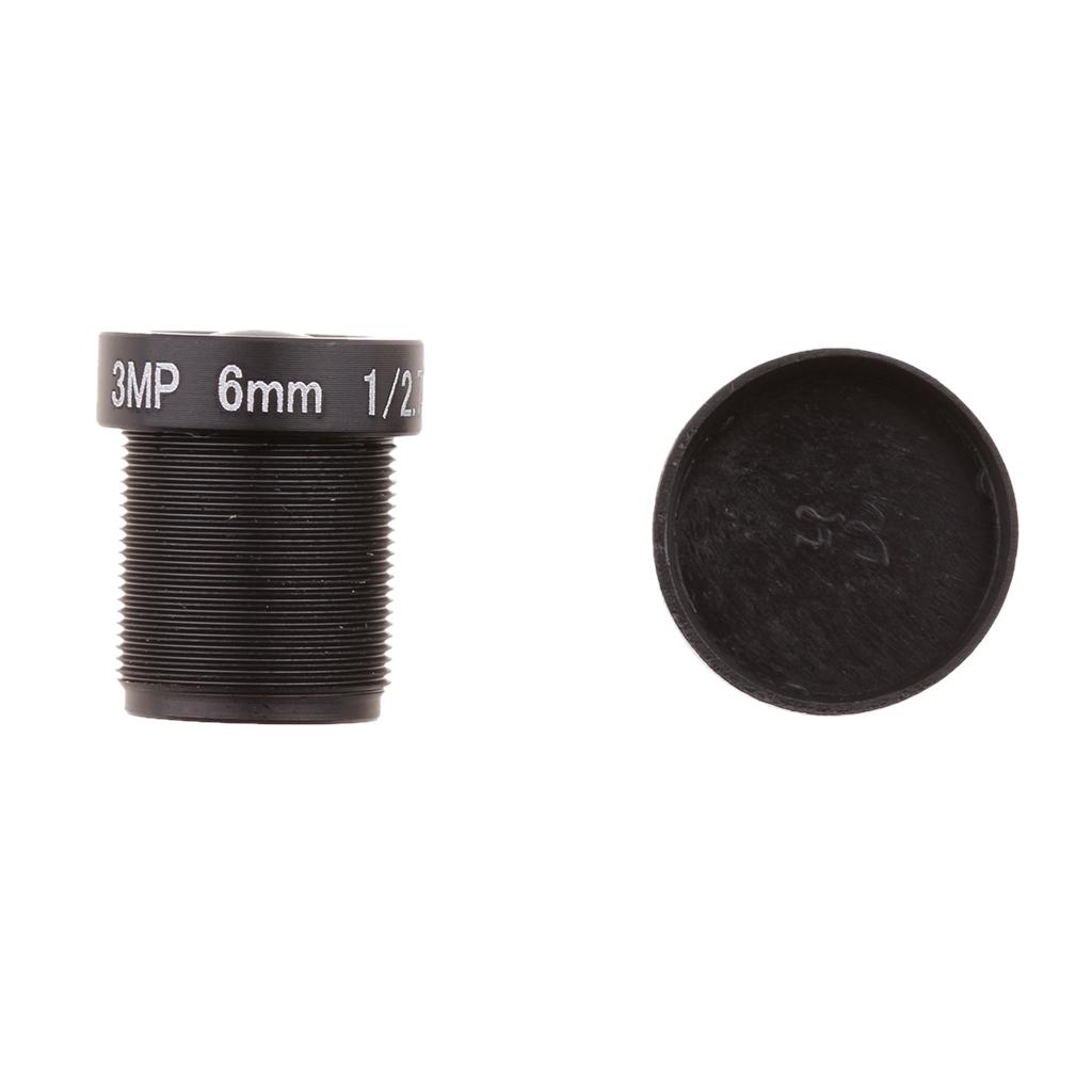 6mm Kits of Lens 2MP Board Lens Surveillance Accessories for CCTV Surveillance 1080P Camera Lens Black