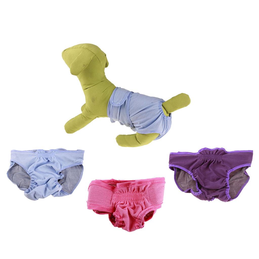 Female Pet Dog Underwear Adjustable Sanitary Physical Pants Nappy Diaper