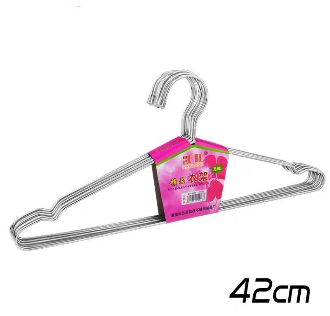 Combo Móc phơi quần áo inox 304 sáng bóng đẹp dài 42cm