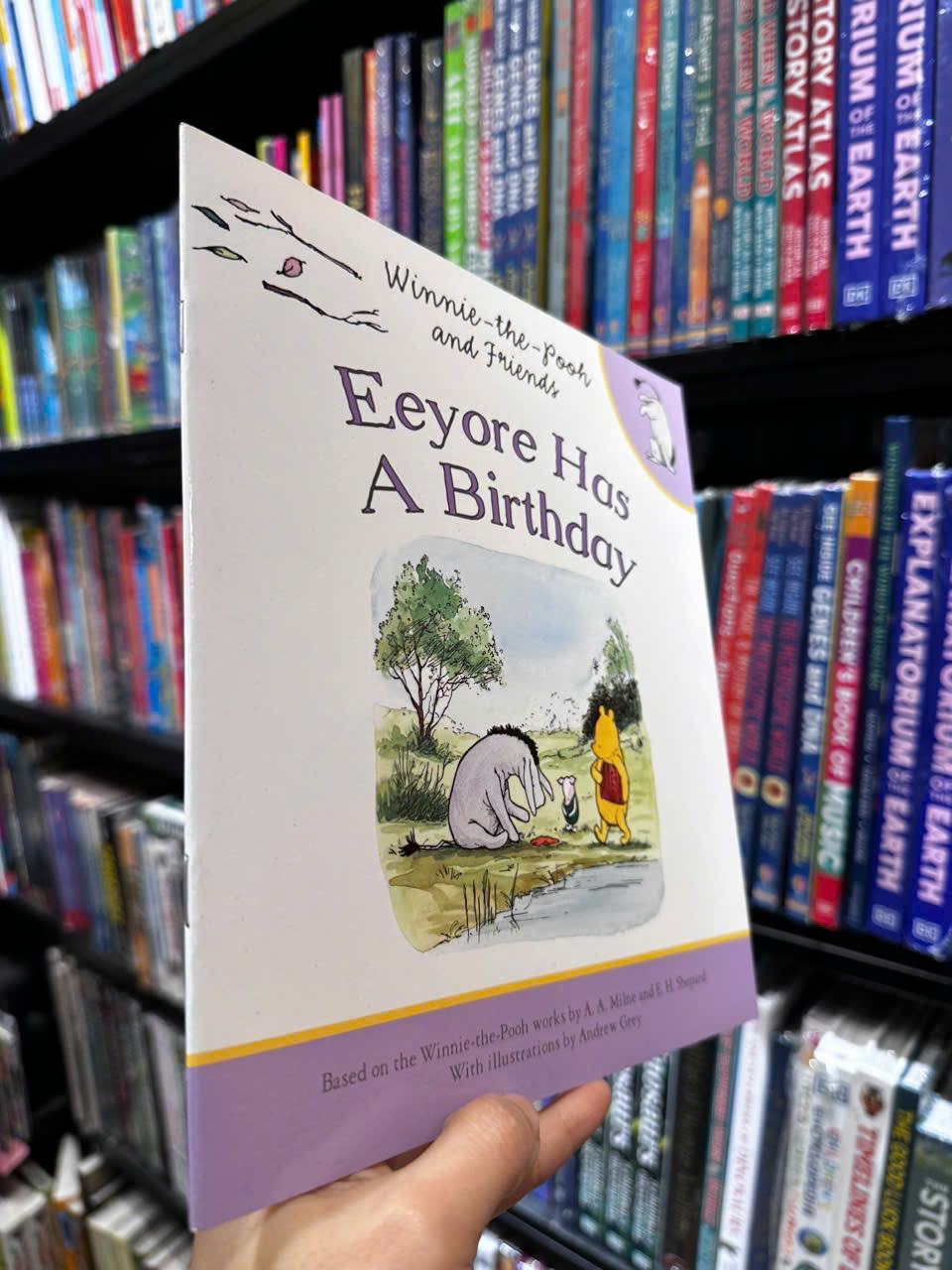 Sách - Eeyore Has A Birthday by  A.A.Milne - Sách ngoại văn, sách thiếu nhi tiếng Anh, bìa mềm, nhập khẩu UK