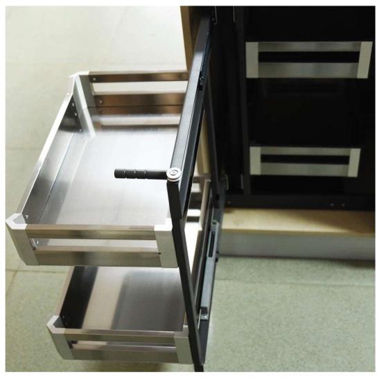 Kệ góc liên hoàn bằng inox