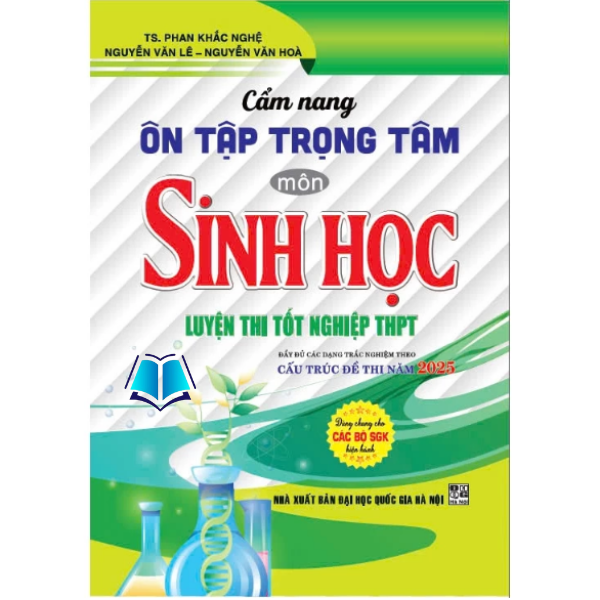 Sách - Cẩm nang ôn tập trọng tâm môn sinh học luyện thi tốt nghiệp THPT (dùng chung) - HA