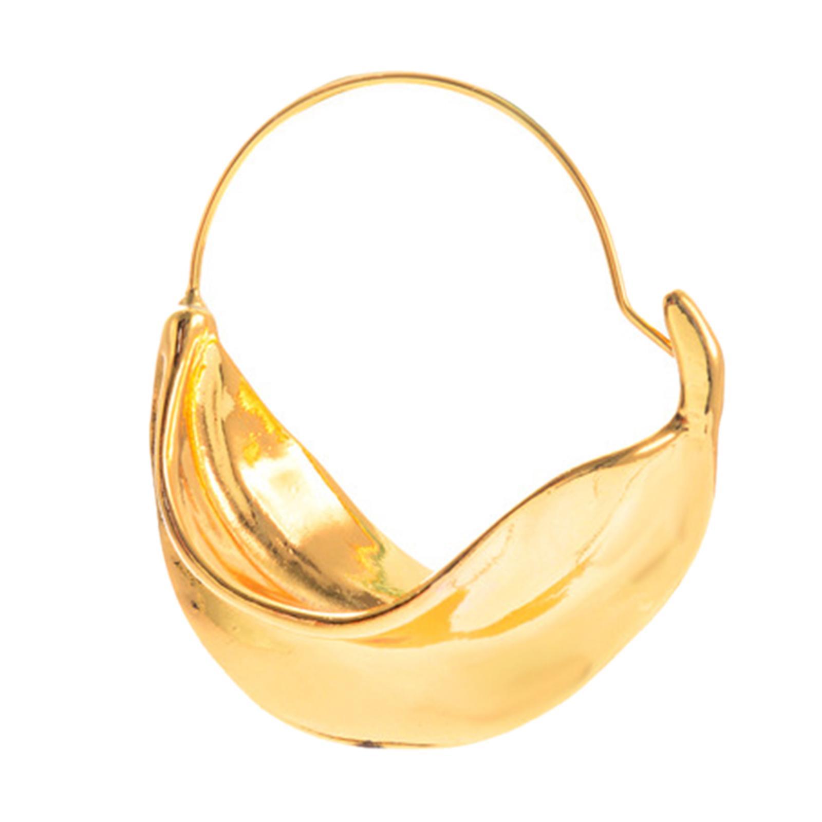 Hoop Earrings Drop Earrings Twisted Metal Chunky Statement Alloy Irregular Vintage Earrings Fashion Jewelry for Engagement Prom Dating Women