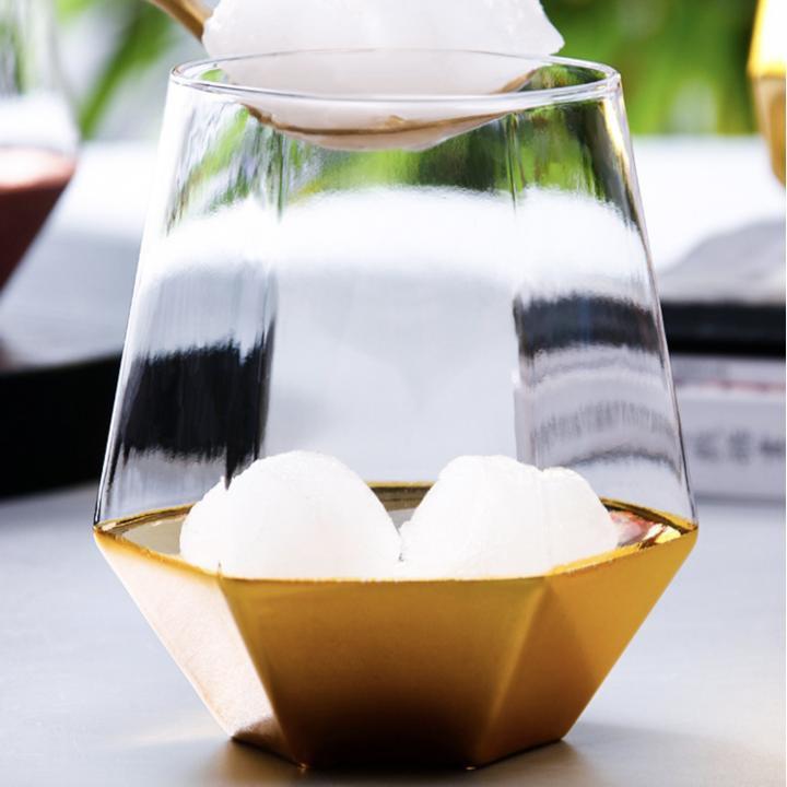 Bộ 6 Ly Thuỷ Tinh 7 màu cầu vòng Luxury Crystal Diamond Cup 400ml