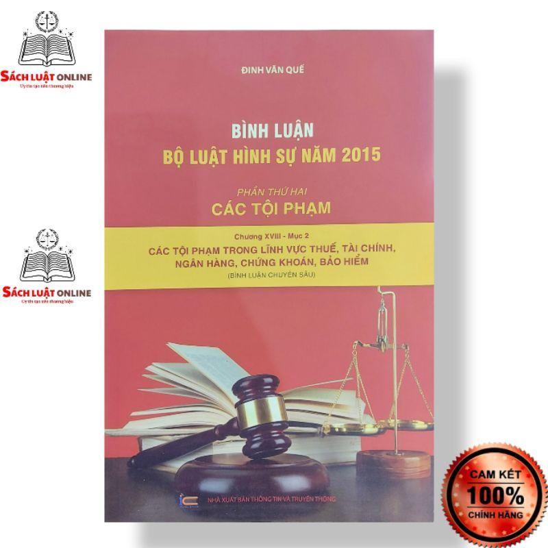 Combo 9 cuốn Bình luận Bộ luật Hình sự