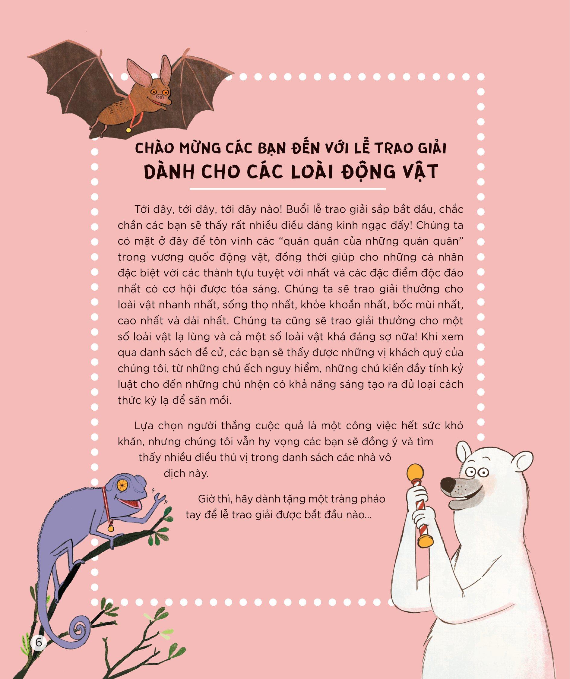 Động Vật Có Tầm Ảnh Hưởng - Hạng Mục: Thành Tựu Trọn Đời - Nguồn Cảm Hứng Cho Những Công Trình Kiến Trúc Của Loài Người