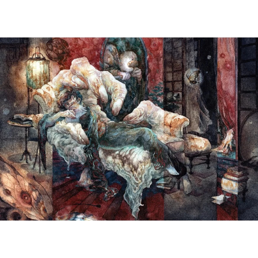 Set 3 Postcard Địa Ngục Gương - Edogawa Ranpo - San Hô Books (Quà tặng khi mua sách)