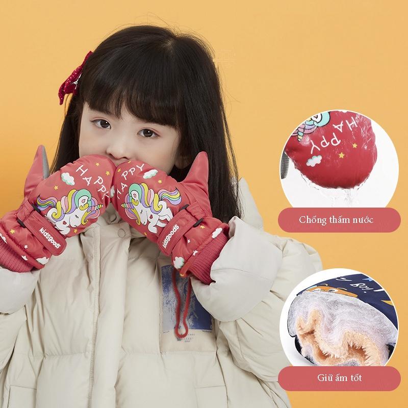 Găng tay trẻ em chống nước cao cấp Kidsgoods DB01
