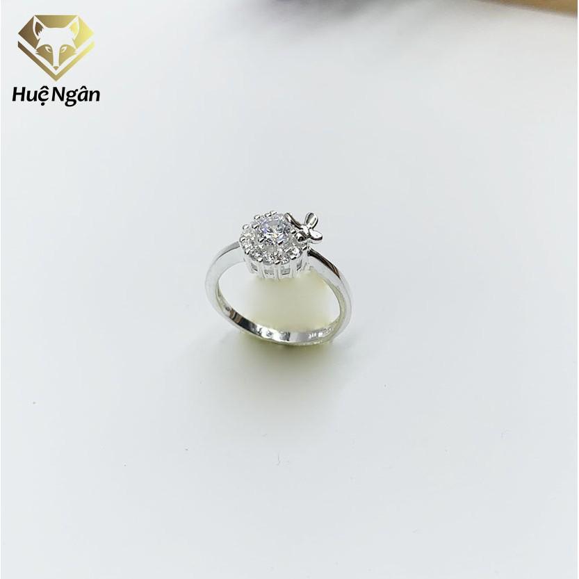 Nhẫn bạc Ý 925 Huệ Ngân - Cánh bướm mùa xuân JS160008