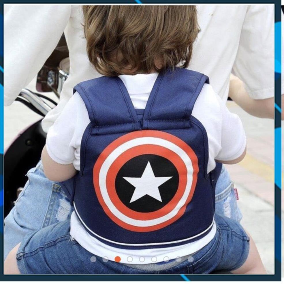 Đai ngồi xe máy vai đeo cho bé an toàn (Có thể ngồi trước hoặc sau