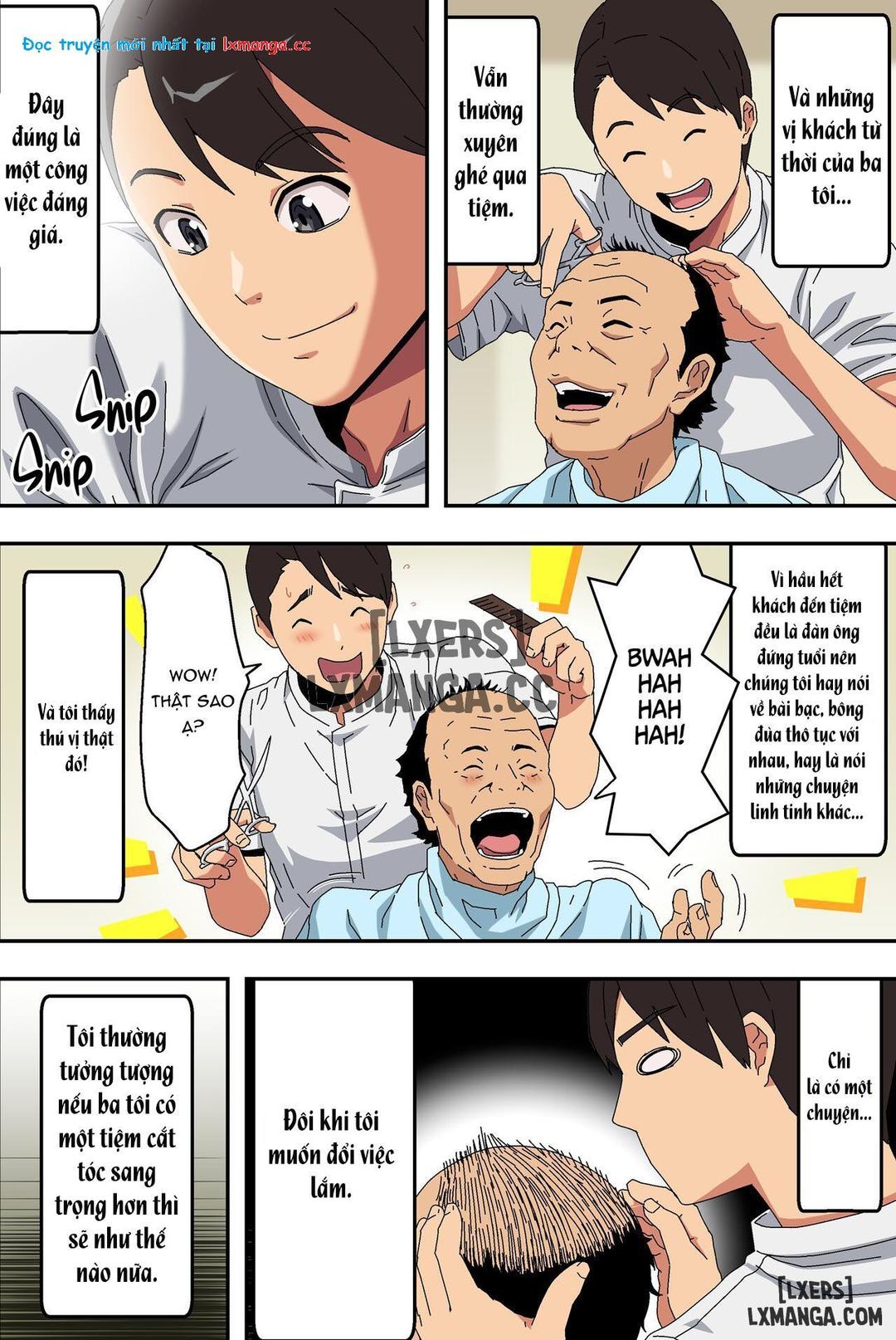 nơi tiệm cắt tóc sung sướng chapter 0 3