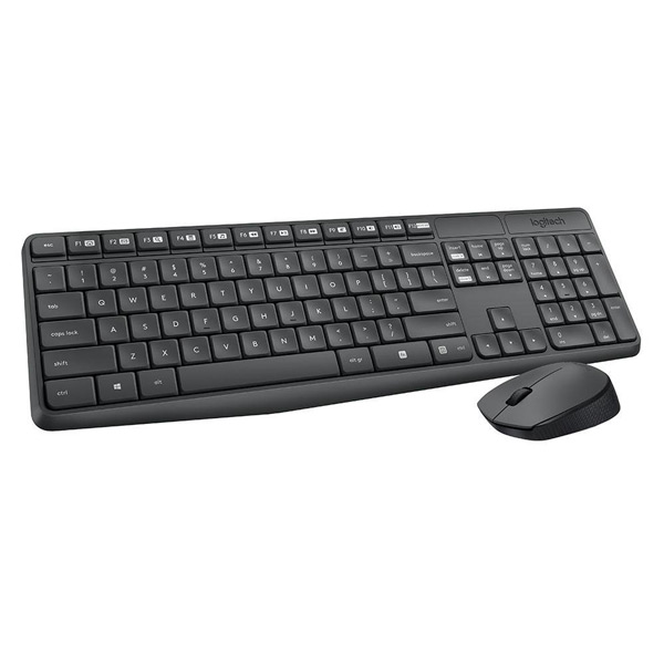 Bộ bàn phím + chuột không dây Logitech MK235- Hàng chính hãng