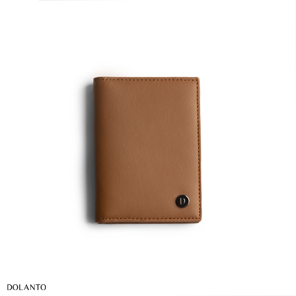 VÍ ĐỰNG THẺ Cardholder LEON Nhỏ Gọn Da Swift Nhập Khẩu Cao Cấp Unisex Thương Hiệu DOLANTO