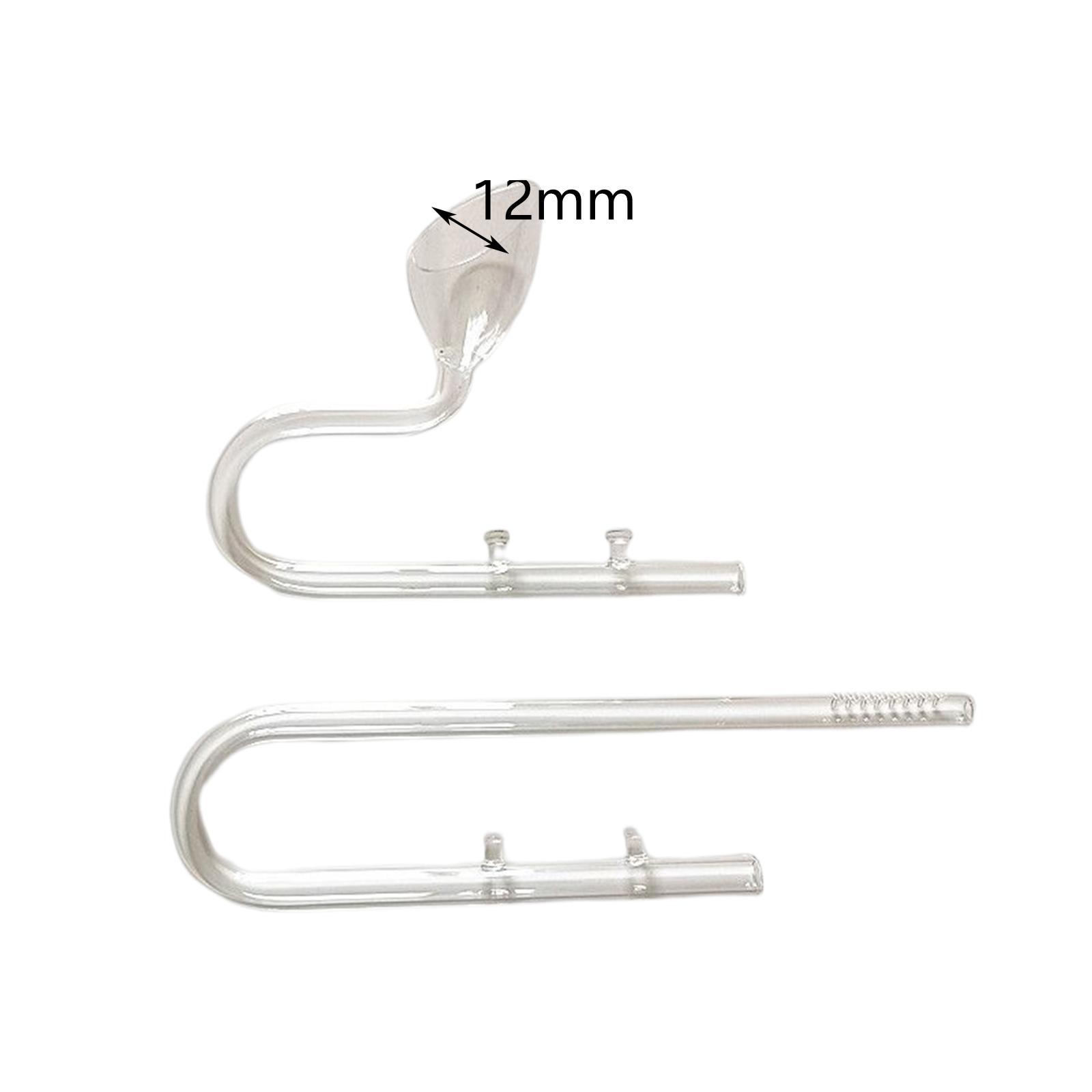 Glass Lily Pipe Inflow Inflow/Outflow 12/16mm Glass Aquarium Water  Tank Filter