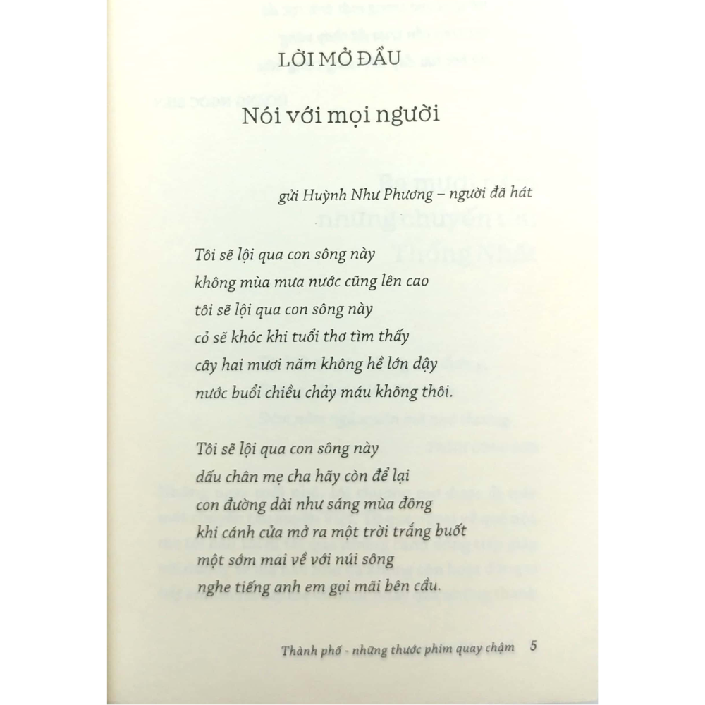 Sách Thành Phố - Những Thước Phim Quay Chậm