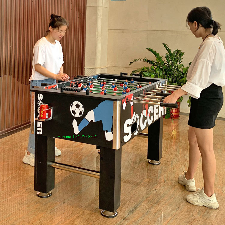 Bàn Bi Lắc Bóng Đá Cỡ Lớn 1,4m Harvard Sport JX 101X Thi Đấu, Banh Bàn Foosball 1m4 Gia Đình Văn Phòng Kinh Doanh Hanana