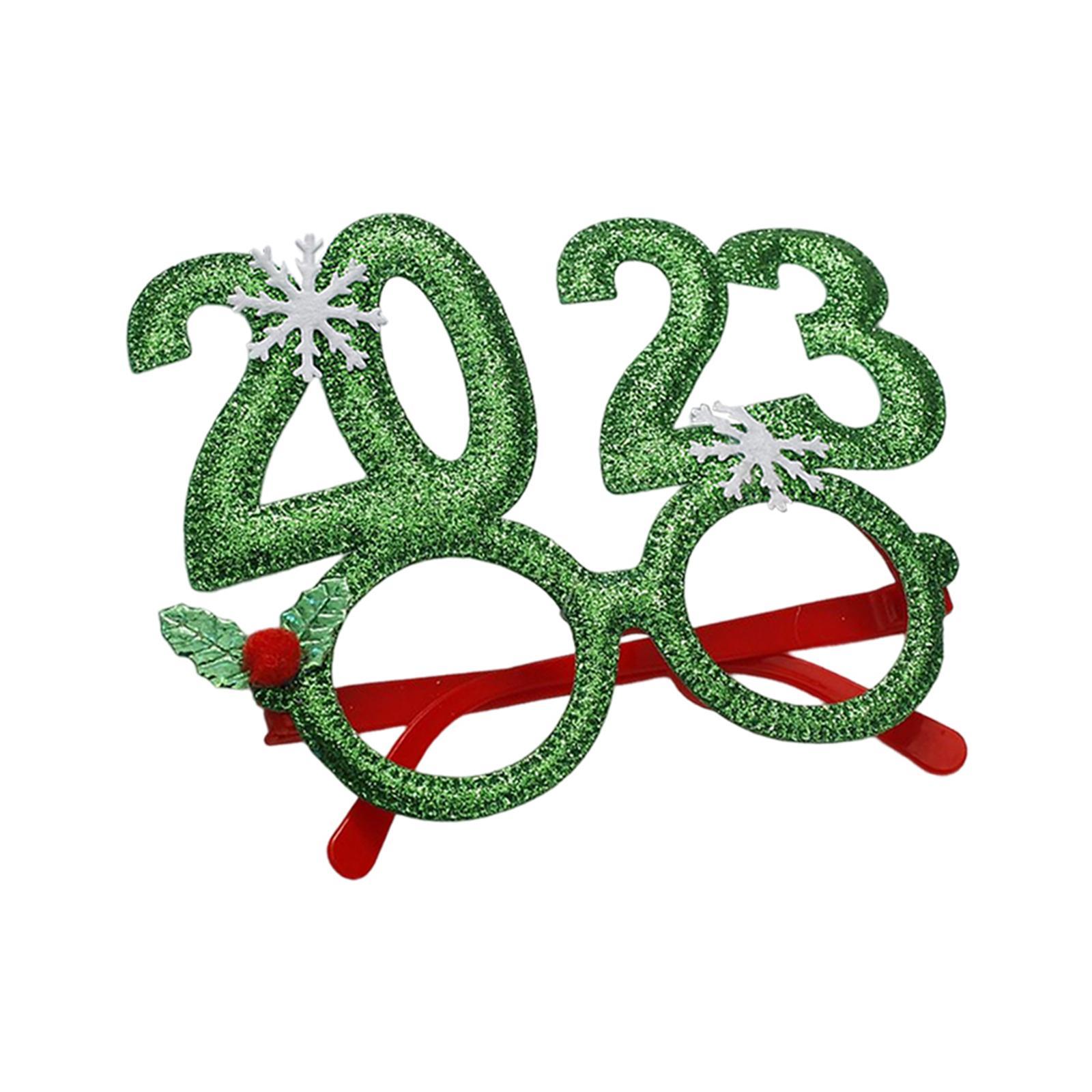 Christmas Glasses Prop Kit Christmas Decoration Costume Glasses Cosplay Glasses for Cosplay