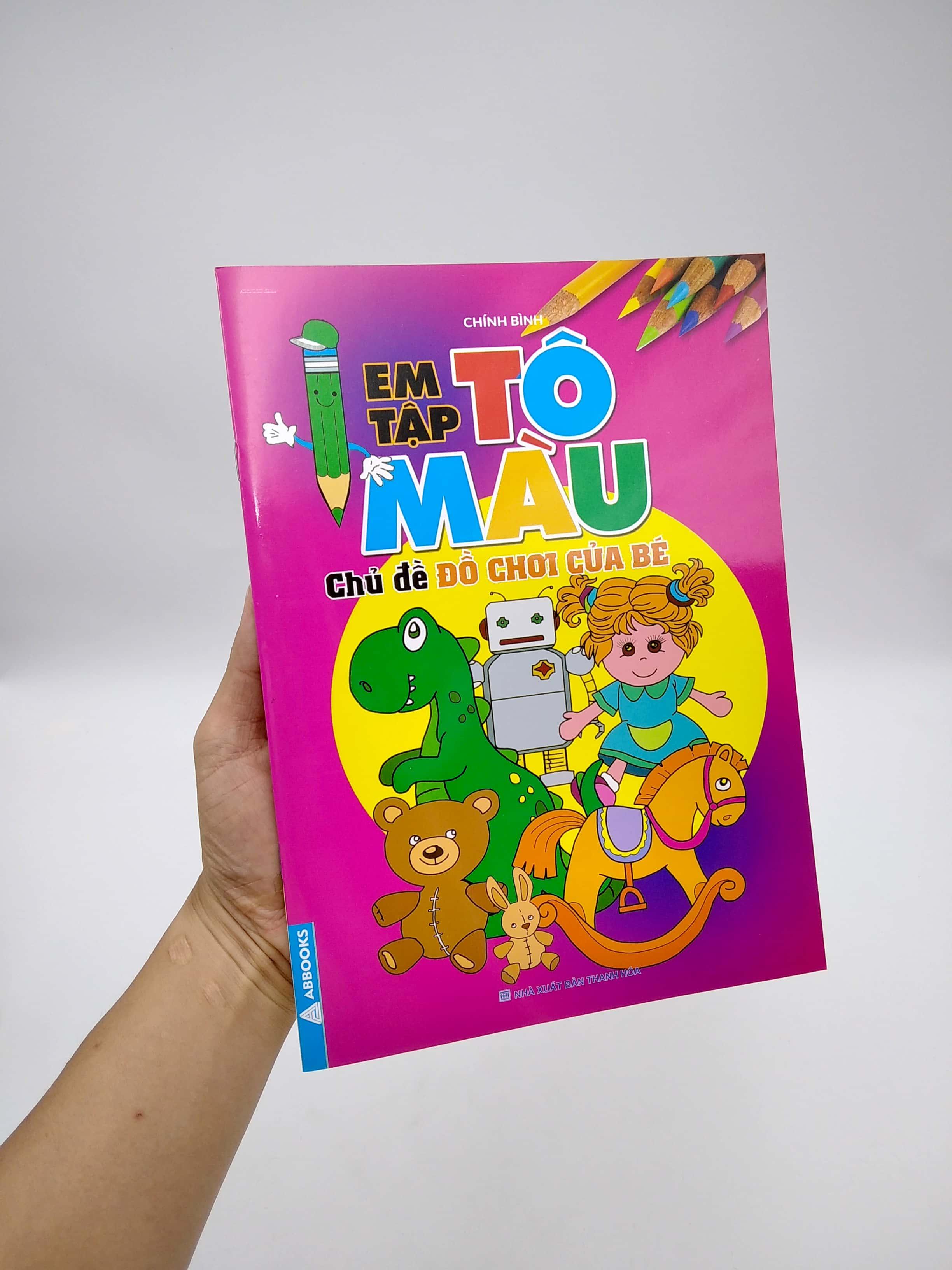 Em Tập Tô Màu - Chủ Đề Đồ Chơi Của Bé