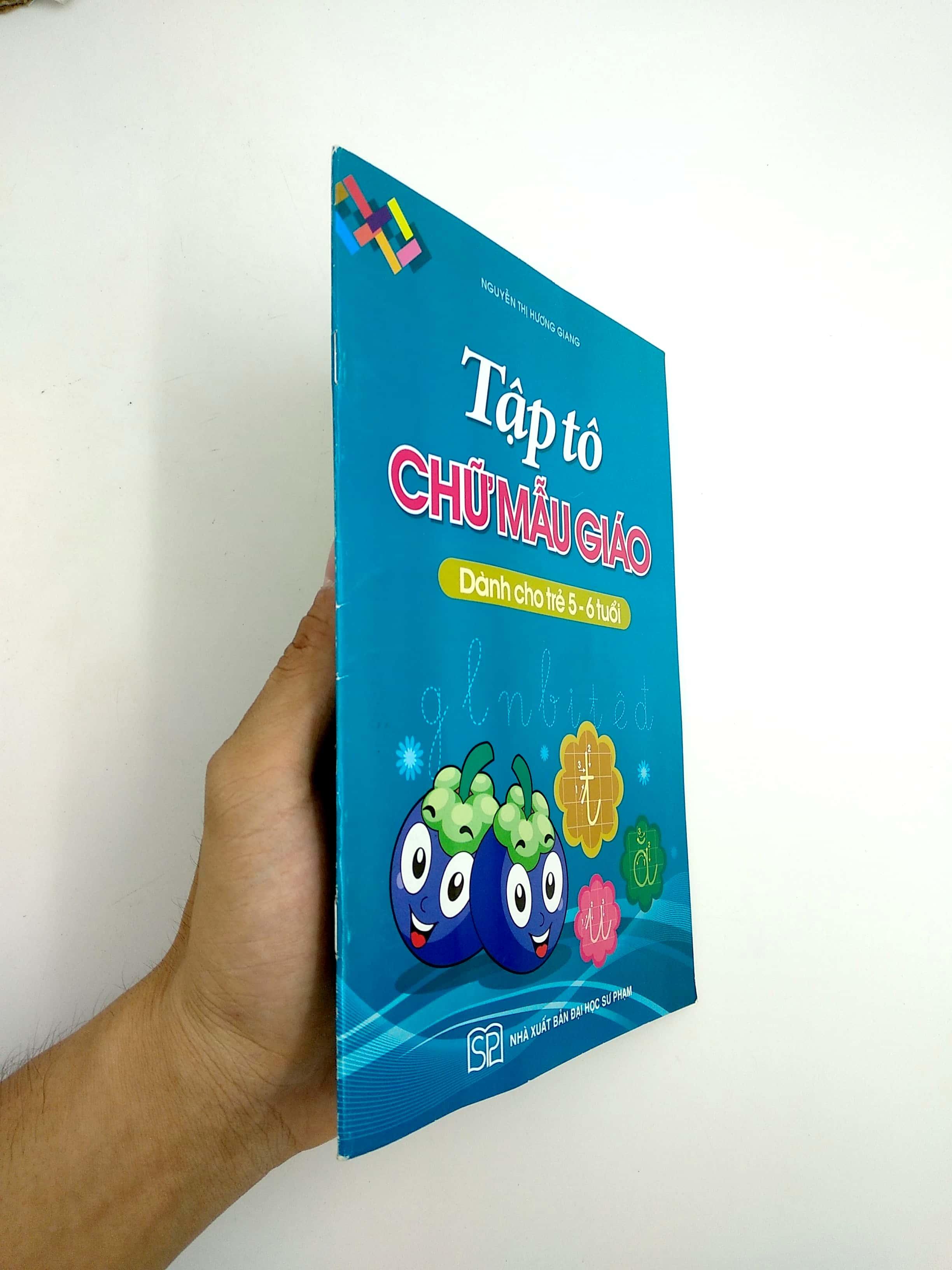 Tập Tô Chữ Mẫu Giáo Dành Cho Trẻ 5-6 Tuổi