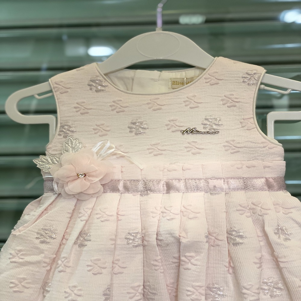 Đầm In Hoa 3D Baby Girl Thiết Kế Xếp Ly Phần Thân Eo Váy Cho Bé Gái Mã 7067