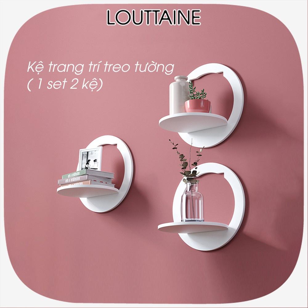 Combo 3 Kệ Dán Tường Đựng Chậu Cây, Vật Dụng Hình Tròn, Vuông, Lục Giác, Trang trí Kệ Treo Tường Tiện Lợi
