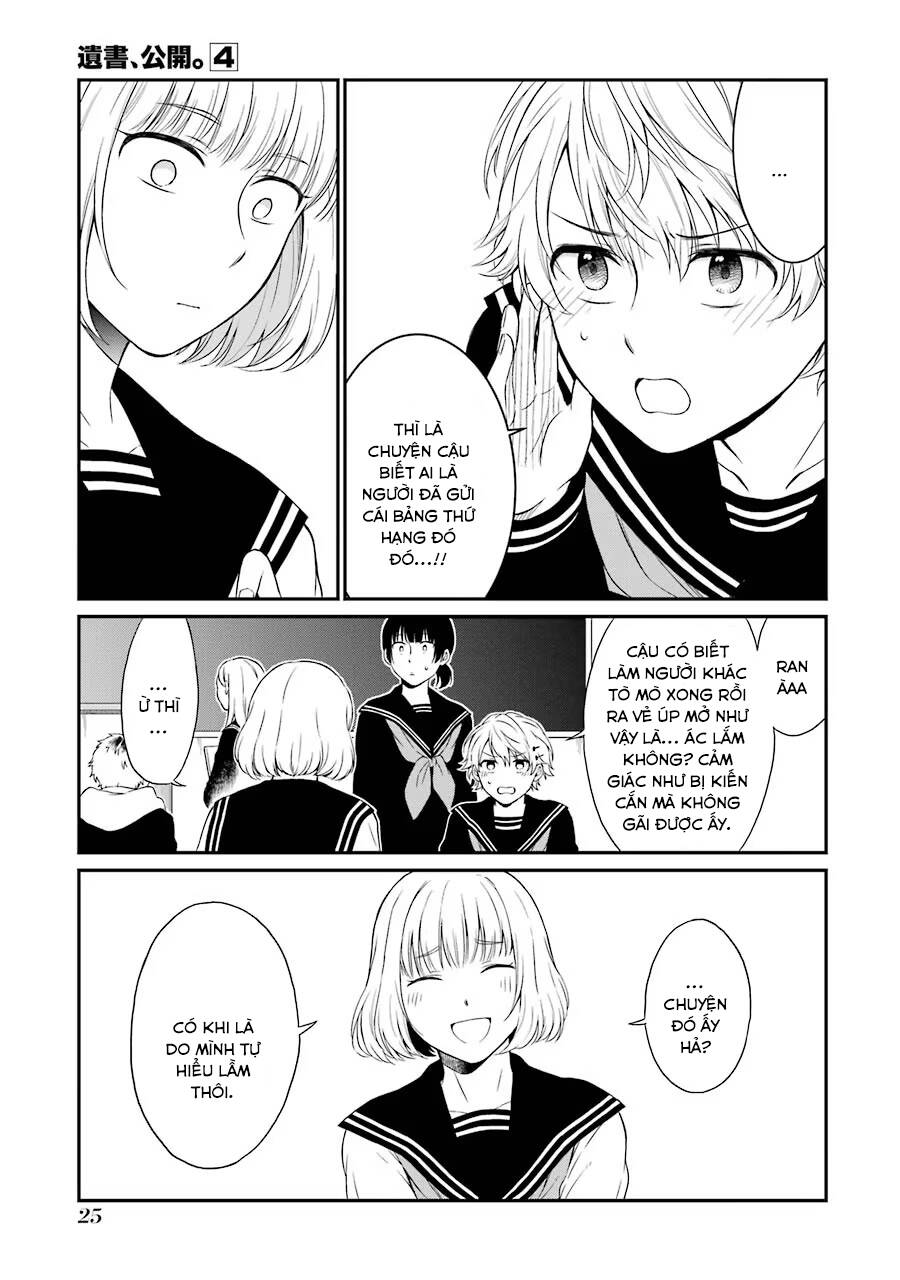 di thư trên bàn chapter 15 27