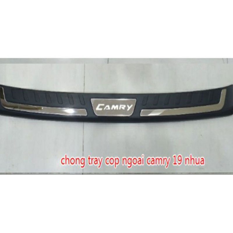 Ốp Chống Trầy Cốp Ngoài Nhựa Đen Dành Cho Xe Ô Tô Camry 2019-2020