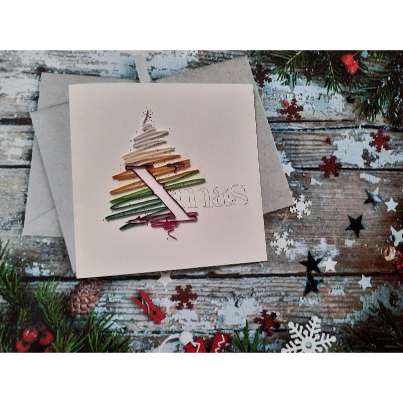 THIỆP QUILLING, THIỆP HANDMADE NOEL