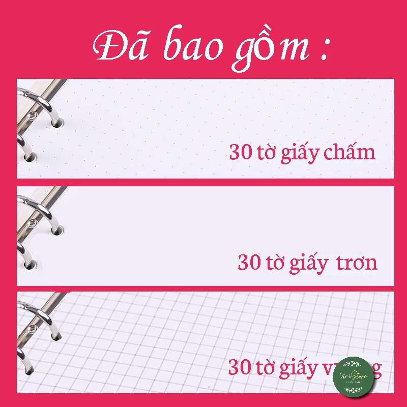Sổ Còng bìa vải canvas - Sổ tay mèo đáng yêu