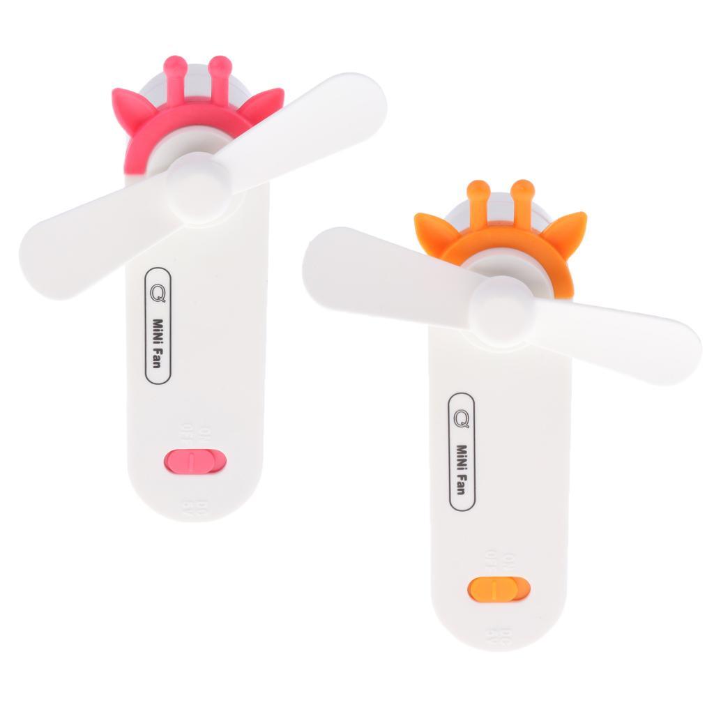 Travel Handheld Mini Portable Fan Mute USB Summer Cooling Fan