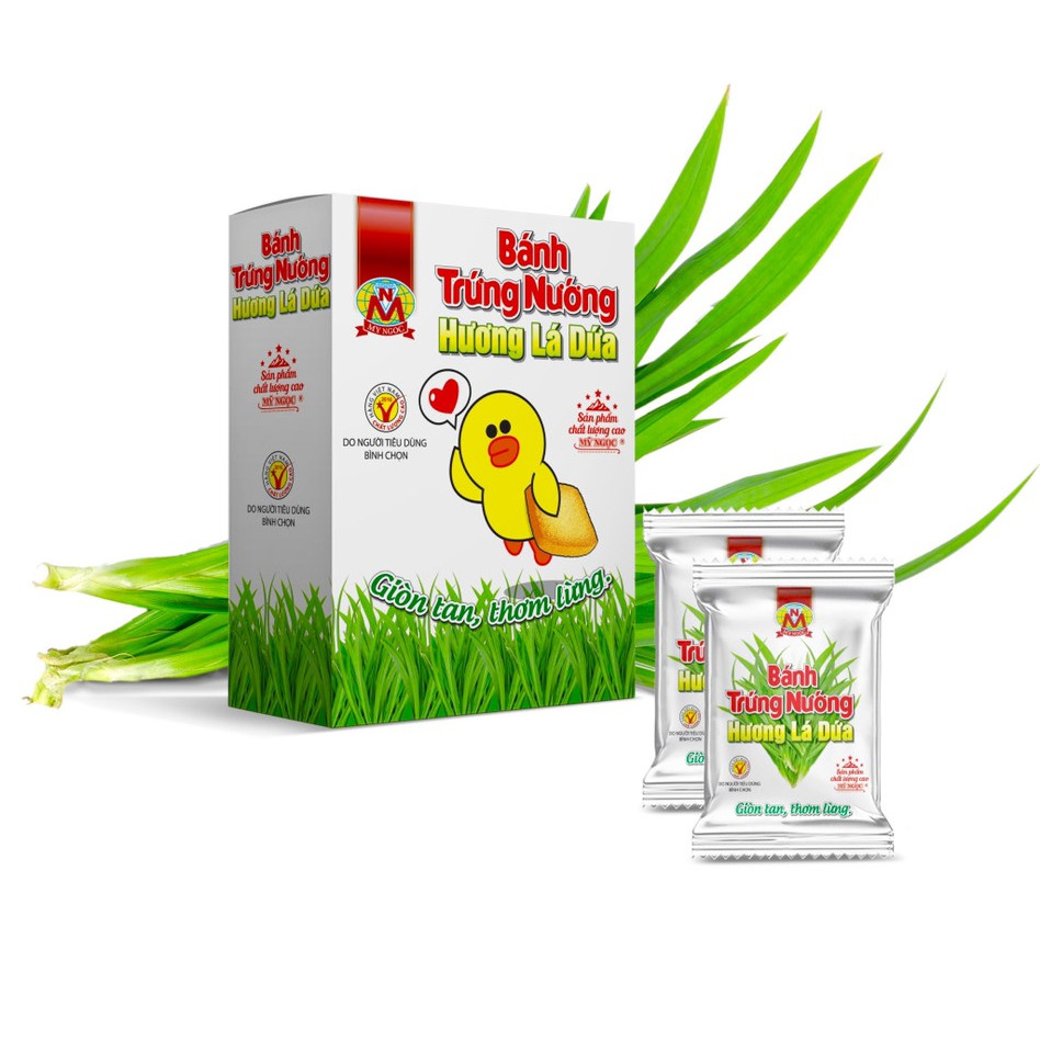 45g Bánh trứng nướng Hương LÁ DỨA MỸ NGỌC