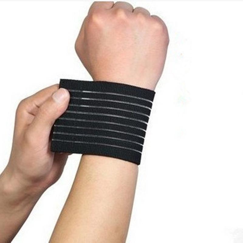 1PCS Băng dây tay Thể thao Thể thao Hỗ trợ Người bảo vệ Cổ tay Niềng Tennis Tennis Weat Fitness Cổ tay Thể thao Bộ phận An toàn Color: Random