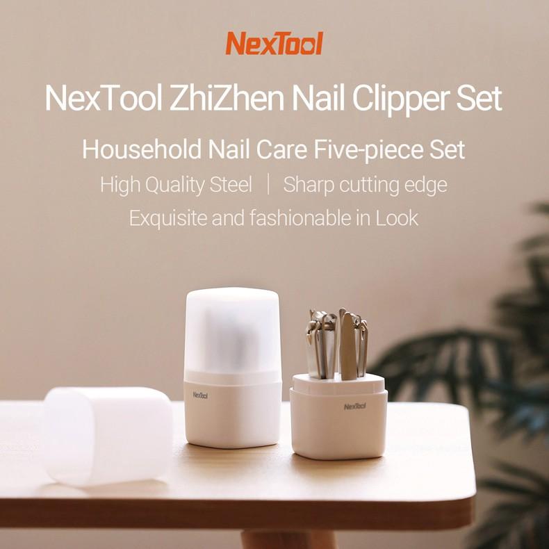 Bộ Dụng Cụ Làm Móng Nextool Bằng Thép Không Gỉ Kèm Hộp Đựng