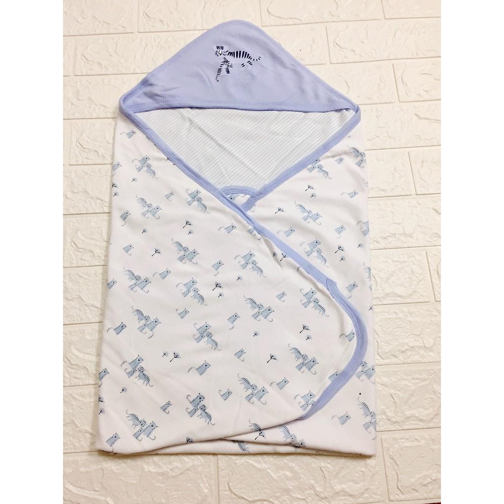 Chăn ủ cotton 2 lớp chất đẹp 76*76cm