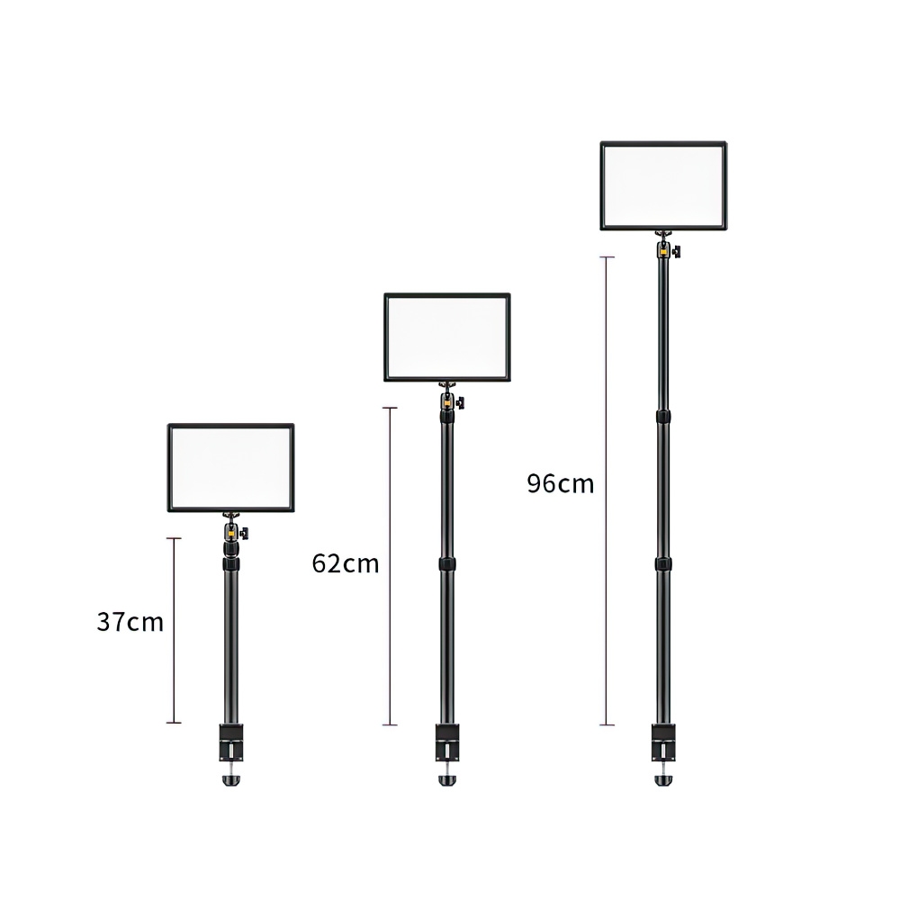 GIÁ ĐỠ KÈM ĐÈN LED LIVESTREAM KẸP CẠNH BÀN ULANZI VIJIM K4 - HÀNG NHẬP KHẨU