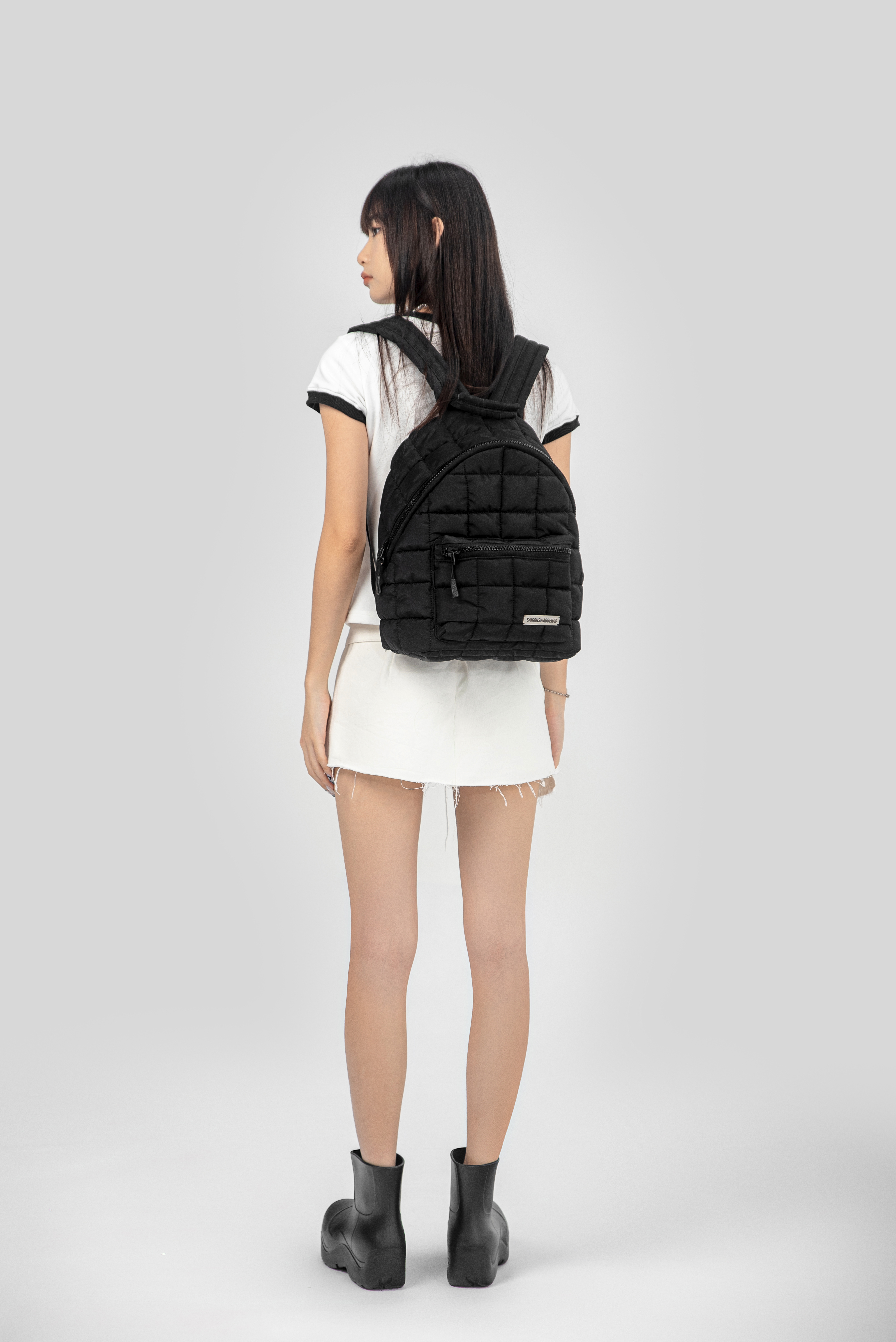 Balo Mini Chần Bông SAIGON SWAGGER NOIR PUFFER BACKPACK