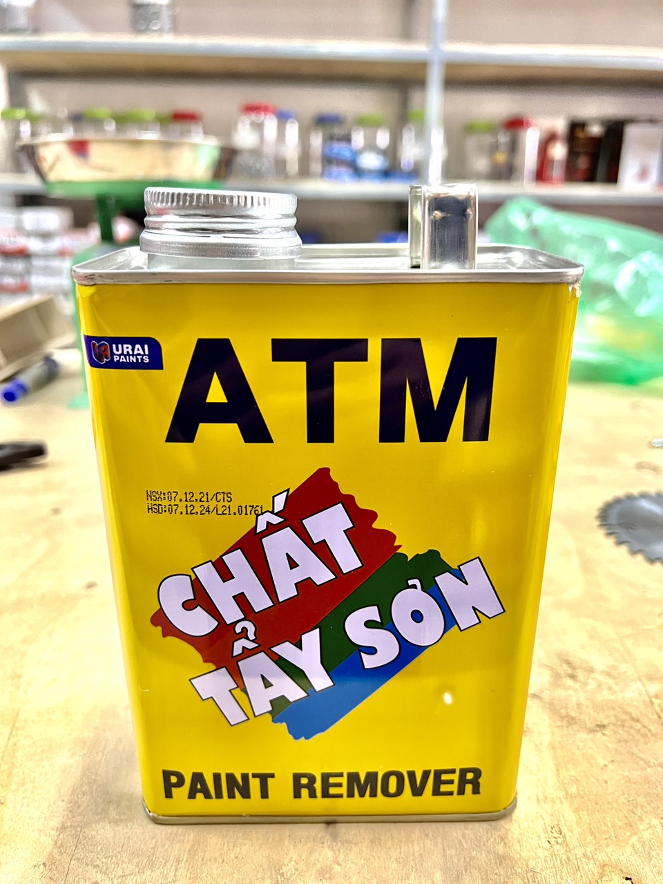 Chất tẩy sơn ATM làm sạch sơn trên mọi chất liệu - 875 ml