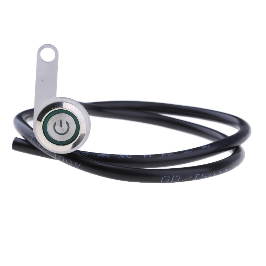 3pcs Motorcycle 12V LED Handlebar Headlight Foglight Switch Push Button