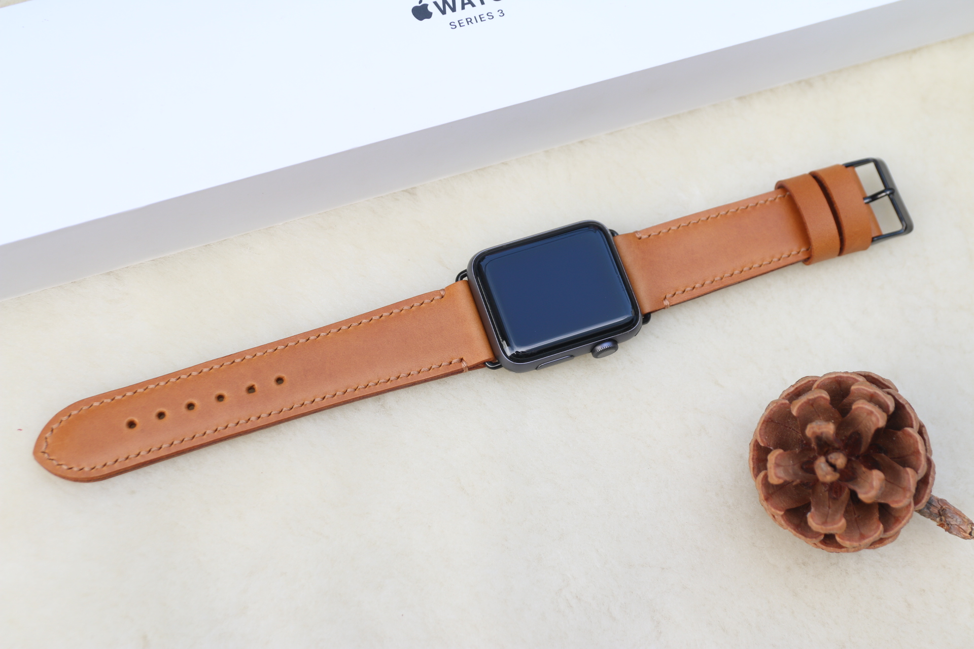 Dây Da Thay Thế Dành Cho Apple Watch - Handmade