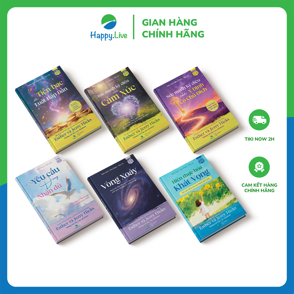 Bộ sách Luật Hấp Dẫn - Sức Mạnh Thay Đổi Cuộc Đời - Happy Live