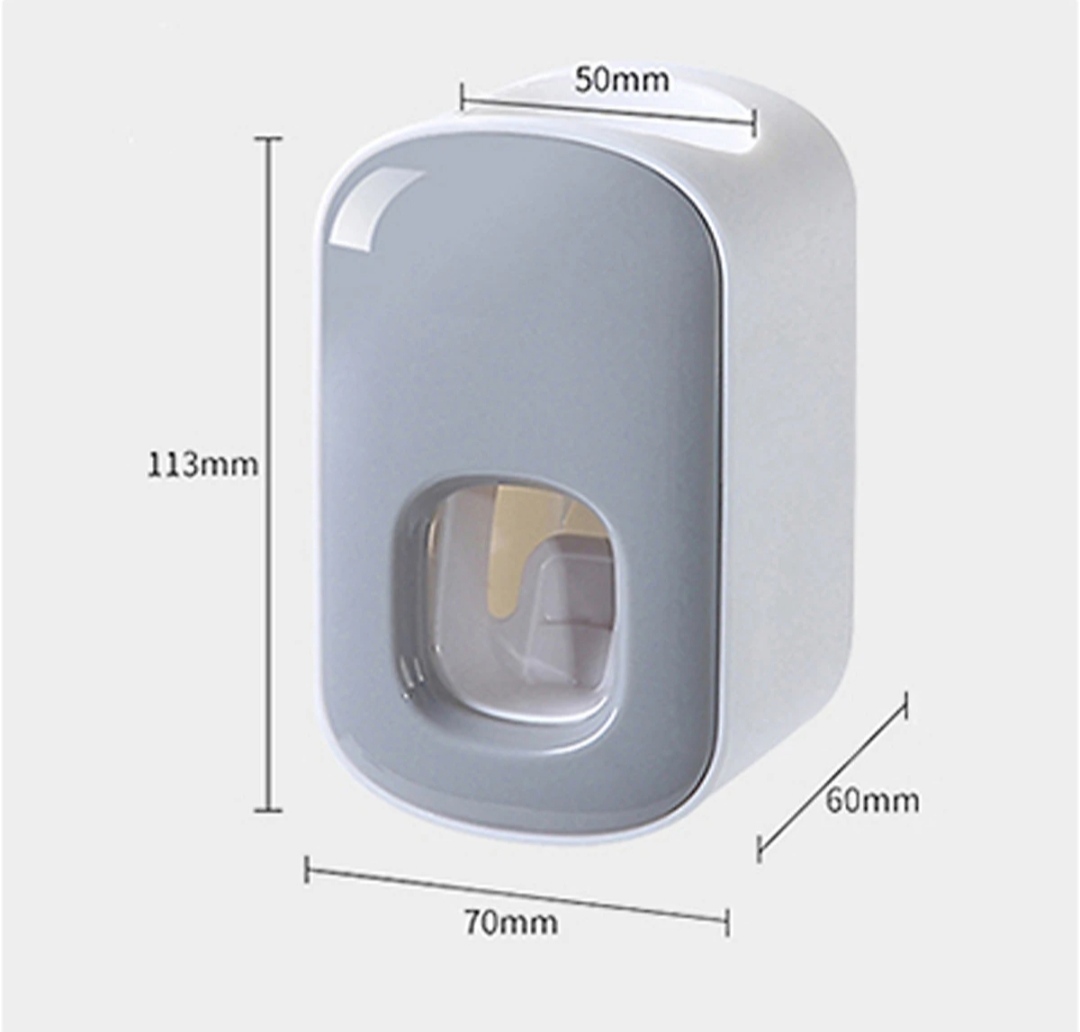 Bộ dụng cụ nhả kem đánh răng tự động 4 cốc 1 nhả kem và giá treo bàn chải đa năng PHT SUS-ECOCO-E1922-chất liệu ABS cao cấp
