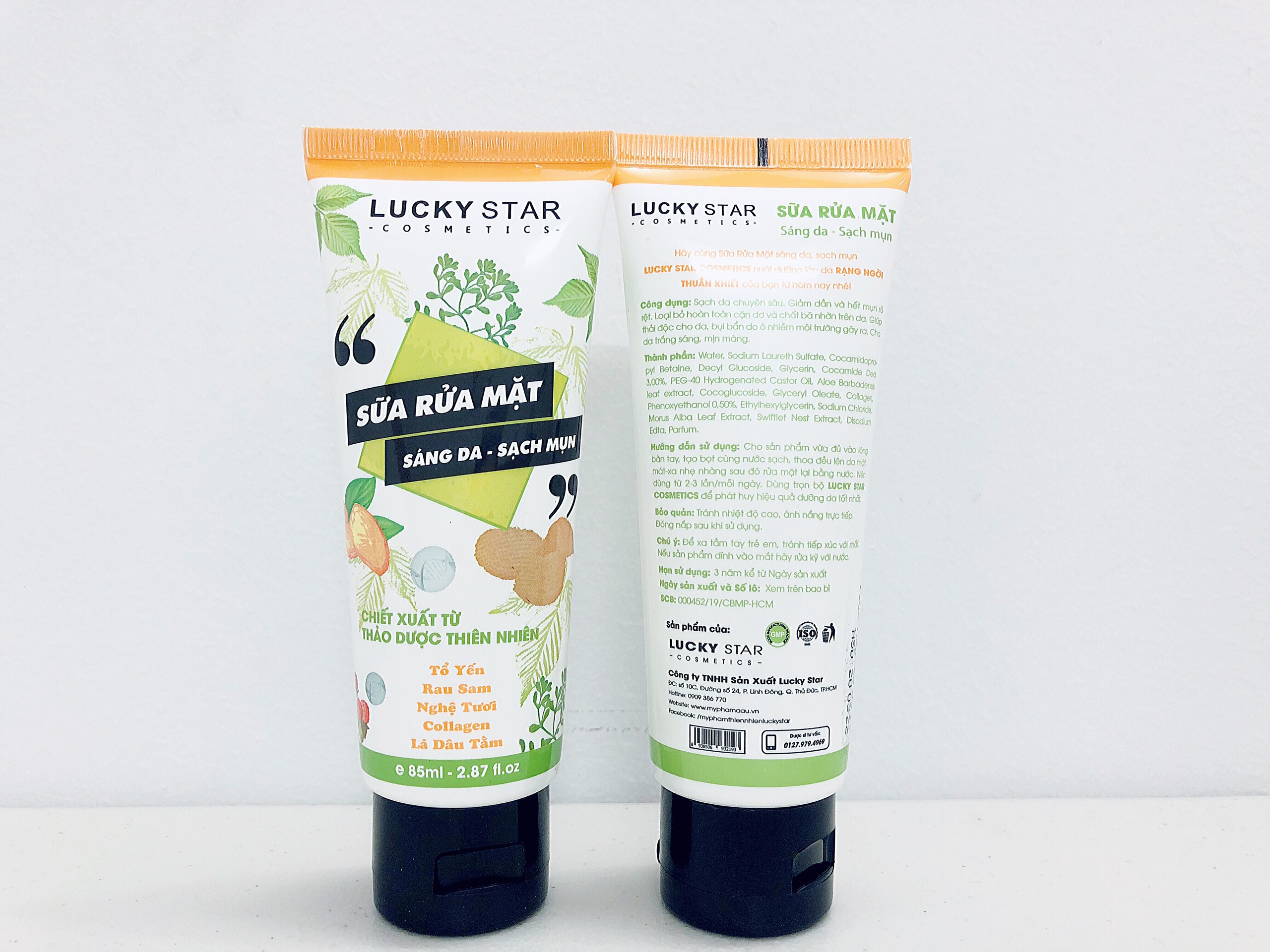 SỮA RỬA MẶT THẢO DƯỢC THIÊN NHIÊN LUCKY STAR ( 85ml )