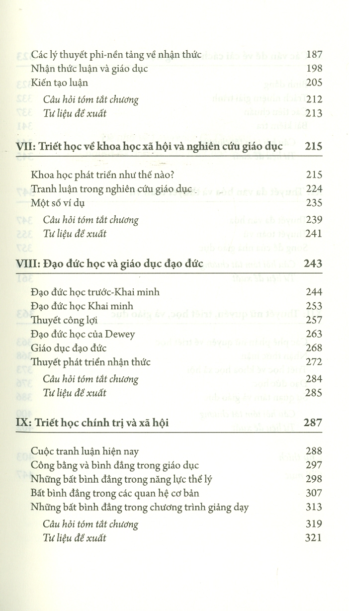 Triết Học Giáo Dục - Philosophy Of Education