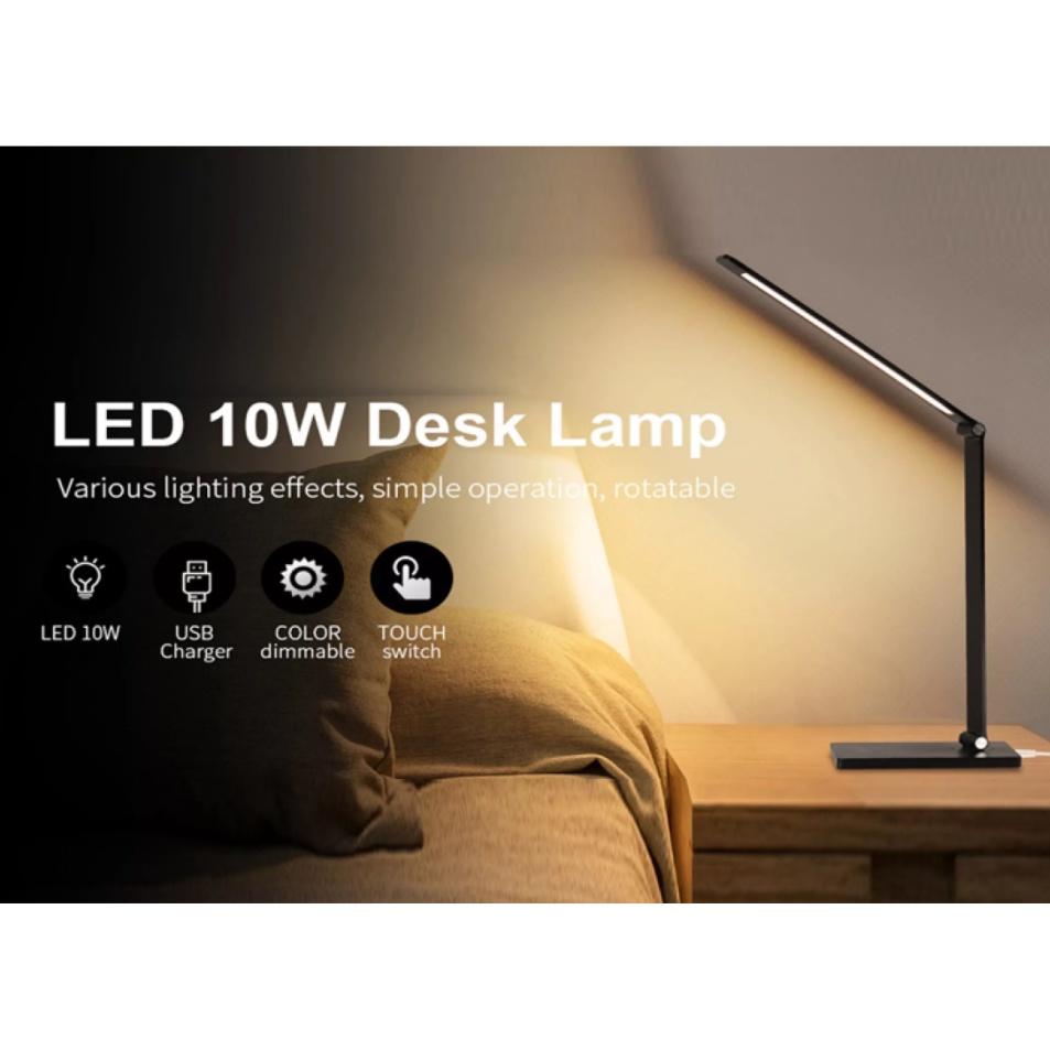 Đèn học cảm ứng Desk Lamp MT-856 Có chức năng sạc không dây 5W